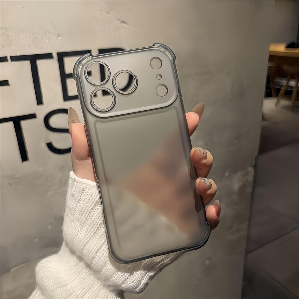 Translucent Shockproof Silicone Phone Case for iPhone 17 ProMax Pro Air 16 Plus 16e 15 14 13 Mini 12 11 XS Max XR X/XS 7Plus/8Plus 7/8 Cover