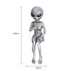 1Pcs Resin For Alien Statue Ornaments For Martians Garden Figurine Set For Home Indoor Outdoor Decoration
