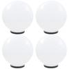 Day and Night - Day and Night LED Ball Lamps 4 Spherical Units PMMA 40 Cm