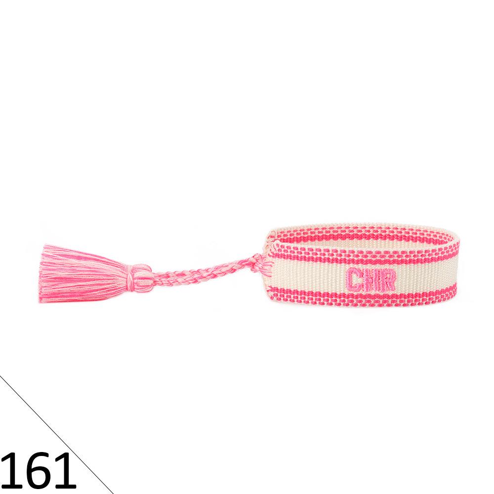 Friendship Letter Bracelet - Hand-Woven Ethnic Style with Polyester Tassels