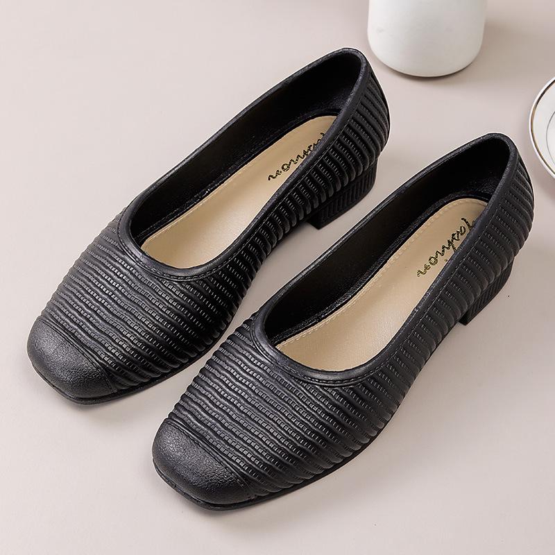 Yuzhihao Women's Round Toe Flat Sandals - Solid Color Summer Fashion