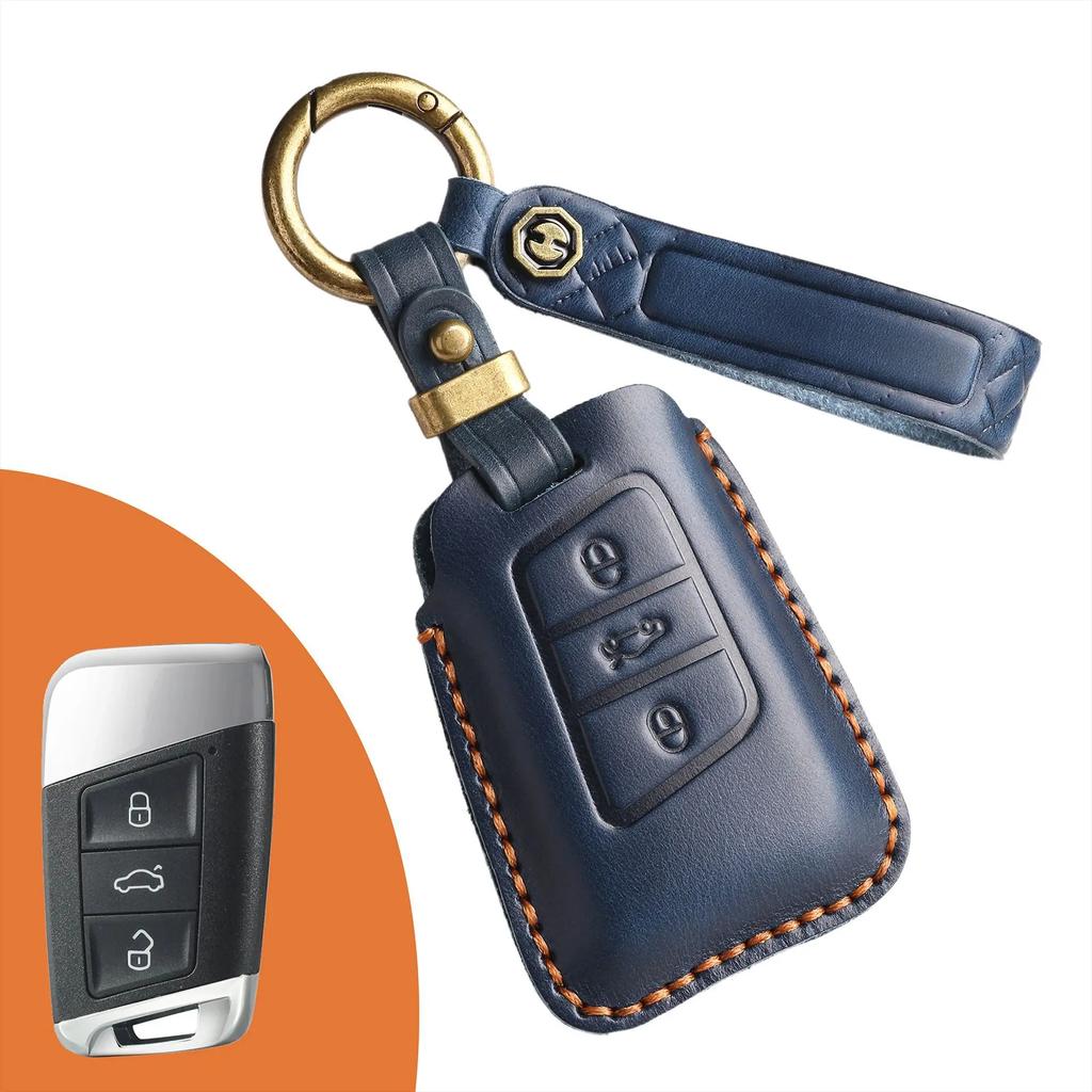 Autoschlüsselhülle Abdeckung Für Volkswagen Vw Golf 7 Gti Mk7 R Touran Skoda Octavia 3 Superb Karoq Kodiaq Seat Leon Mk3 Ateca Zubehör