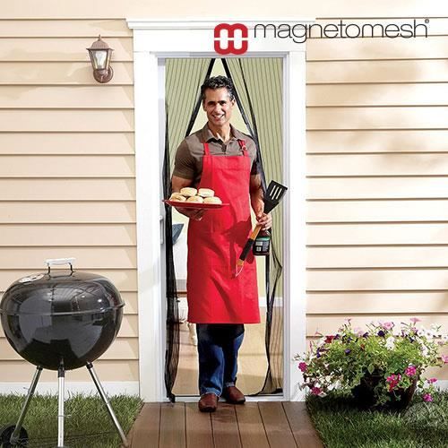 

Magnetic Insect Screen Curtain - Magneto Mesh - 209 cm x 49.5 cm - Magnetic Fastening - Adjustable