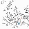 Mercedes-Benz W212 E300 Front Bumper Bracket (2126200595, 2126200695)