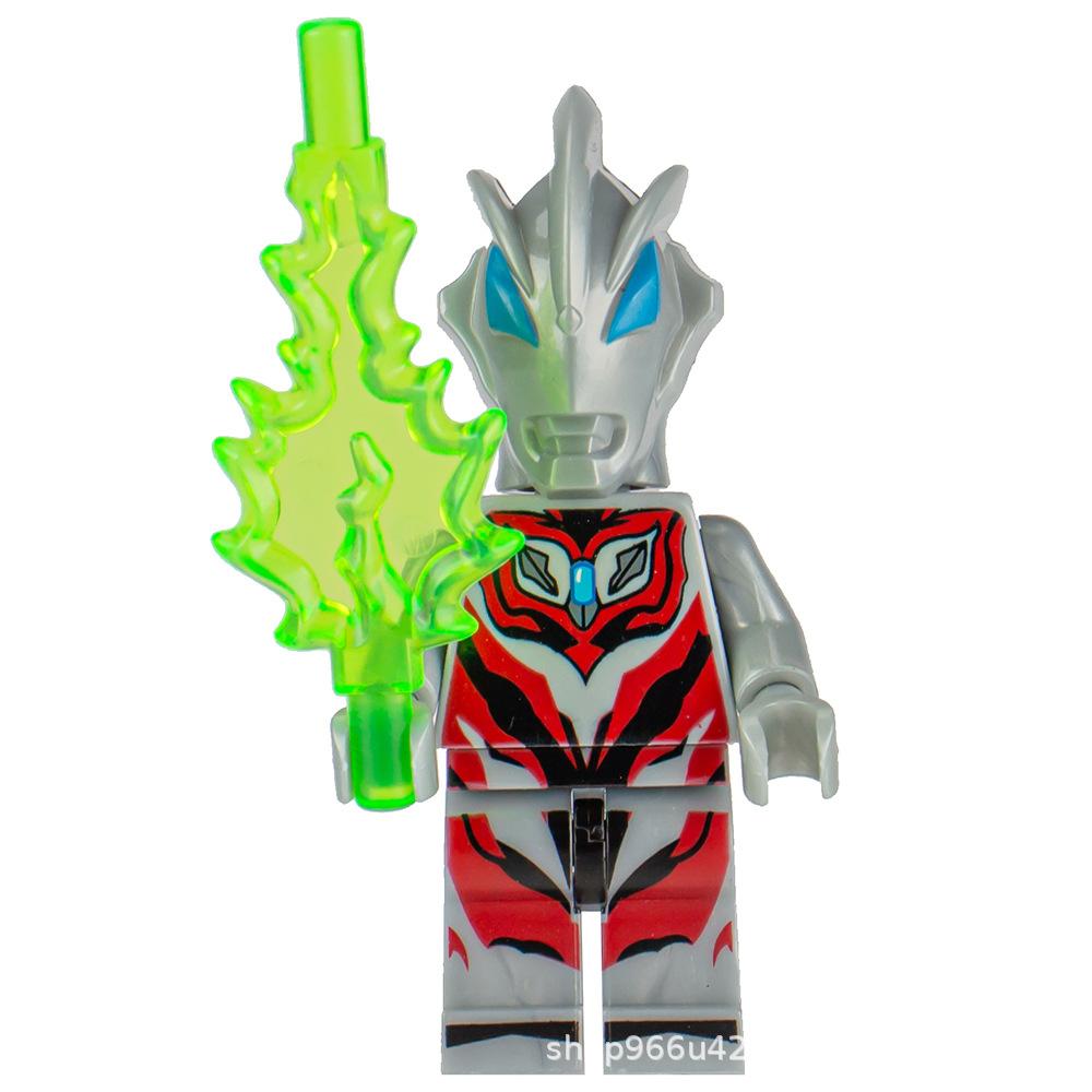 Ninja Warrior Superhero Doll With Weapon Single Building Block Assembly Toy