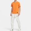 Nike Solid Color Crew Neck Comfortable Pullover Casual Sport Short Sleeve Regular T-Shirt Men Tops Orange FN2646-815