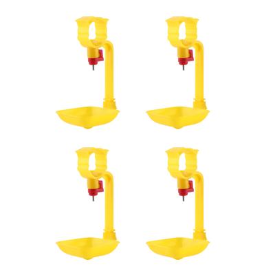 4 pièces Plastique Poulet Eau Tasses à Boire Poule Oiseau Abreuvoir Automatique Mangeoire Outils à Boire