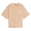 Ess Elevated T-shirt Cropped 78% Cotton Beige