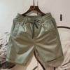 Heren Zomer Atletiek Shorts Vetersluiting Losse Effen Kleur Shorts