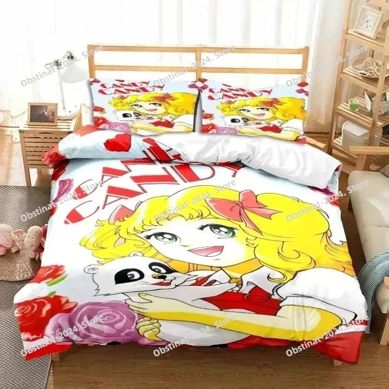 

Manga Cplusy Cplusy Beding Set Print Bed Linen Set With Pilowcase Bed Soft Duvet Cover Soft Single Double Quen Super King-Sized Dimensionsd Dimensions 100*200cm Single