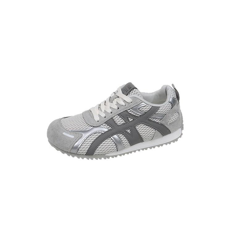 Skinny mesh breathable moral training shoes women's 2025 spring and summer soft soles are not tired feet flat soles versatile casual Forrest Gump