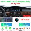 8.8" Wireless Carplay Auto Car Radio For BMW 5 Seires E60 LHD 2006-2012 CCC CIC System Android 13 GPS Multimedia Video Player FM BT