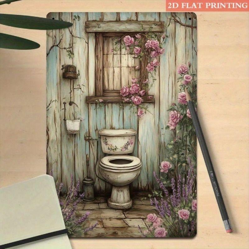 Retro Metal Tin Sign Wall Art Decor for Living Room Bedroom Office
