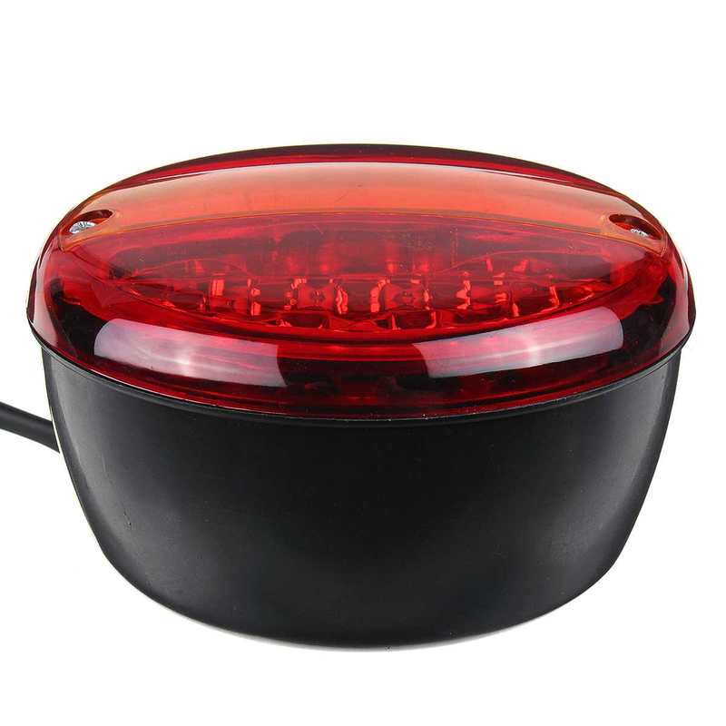 1pcs 25LED 12V 24V Universial Car Tail Light Rear Stop Indicator Brake Light Round Signal Trailer Truck Caravan Van Lorry