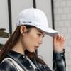 Hat Men's New Autumn and Winter Fashion Baseball Cap Women's Versatile Hard Top Cap Couple Embroidery Letter Black
