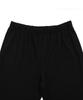 MOYORA Knee-Length Frill Capri Pants [Black]
