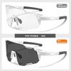 Cycling Glasses Large Frame Outdoor Color Changing Sunglasses Running Windproof Sand Resistant UV Rays