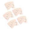 5Pcs Maple Wood Violin Bridges Parts Instrument Fitting Accessory for 4 4 Size Violin