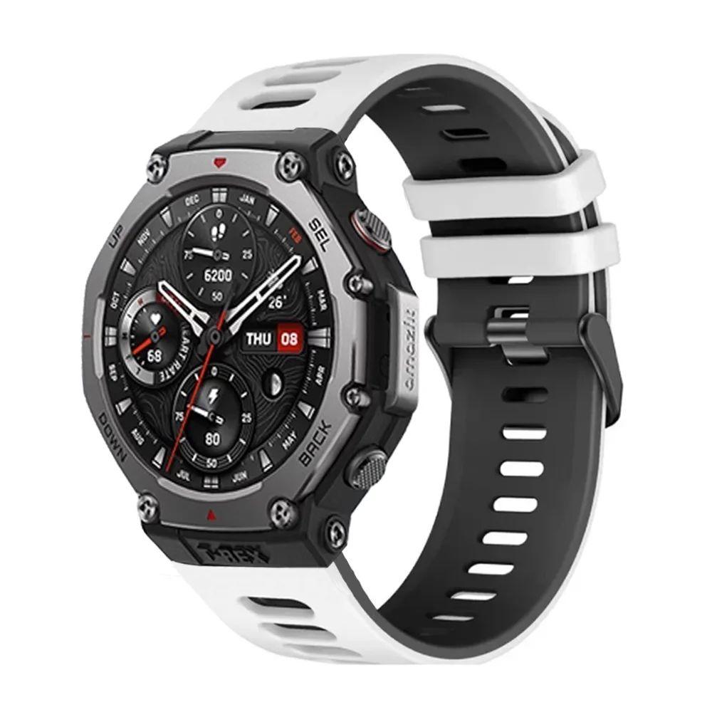 Sportovní řemínek pro chytré hodinky Amazfit T-Rex 3 Měkký prodyšný silikonový náramek pro Huami Amazfit T Rex 3 Řemínek