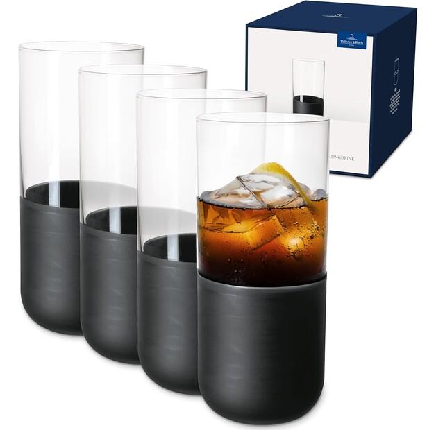 

Стаканы Villeroy & Boch Manufacture Rock длинные, 4 шт. (1137988260)