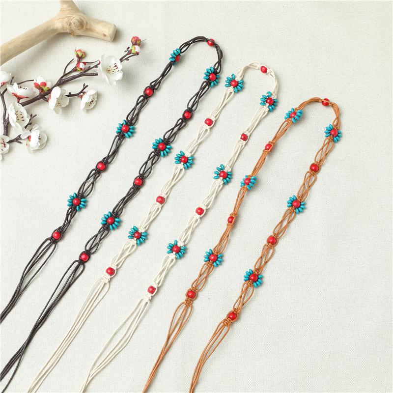 Ethnic Style Woven Belt, Girls' Belt, Fashionable and Creative Handmade DIY Hanfu Skirt Belt