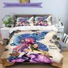 Fantasy Garden Custom Name Text Print 1Pc Bedding Set Duvet Cover With Two Pillowcases Soft Bed Linen For Household Bedroom