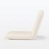 MUJI Seat Width X Depth 68 X Height 53 Washed Cotton Canvas 12911043 Chair, Large, 62.5 Cm,