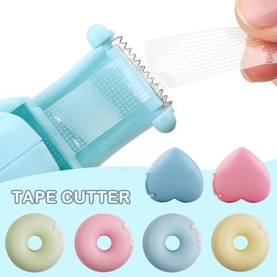 Grafting Supplies Tapes Cutter Plastic Stationery Eyelash Extension Tool Student Gift Heart Shaped Tape Dispenser School&Office