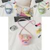Adorable Cartoon Children Bag Cute Plush Teddy Woven Spring Summer Crossbody