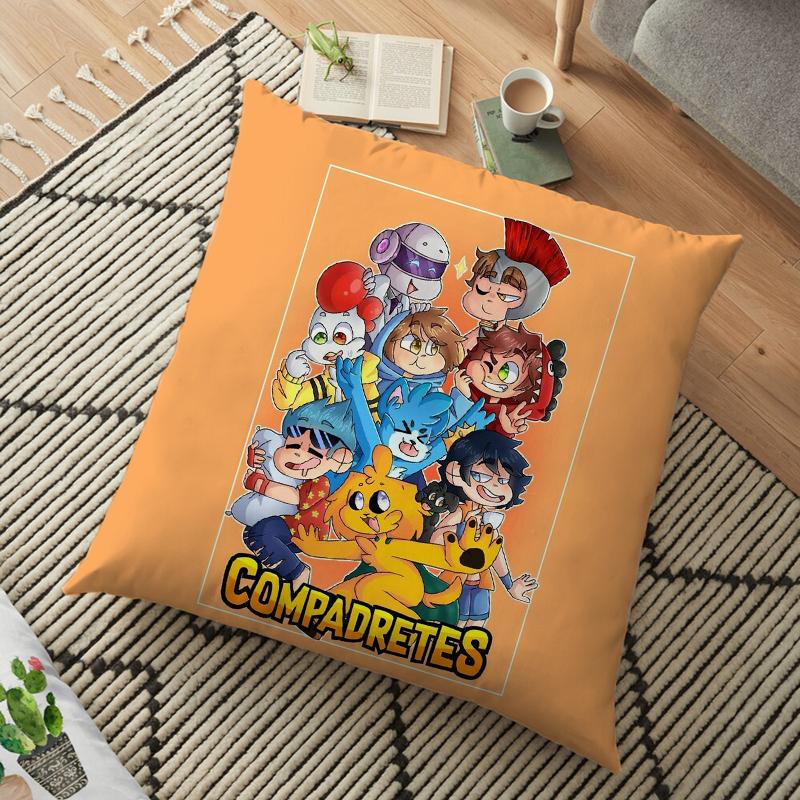 Mikecrack Los Compa Copricuscino Compadretes Decorativo Copricuscino da Lancio Federa Cuscino Soggiorno 45x45cm