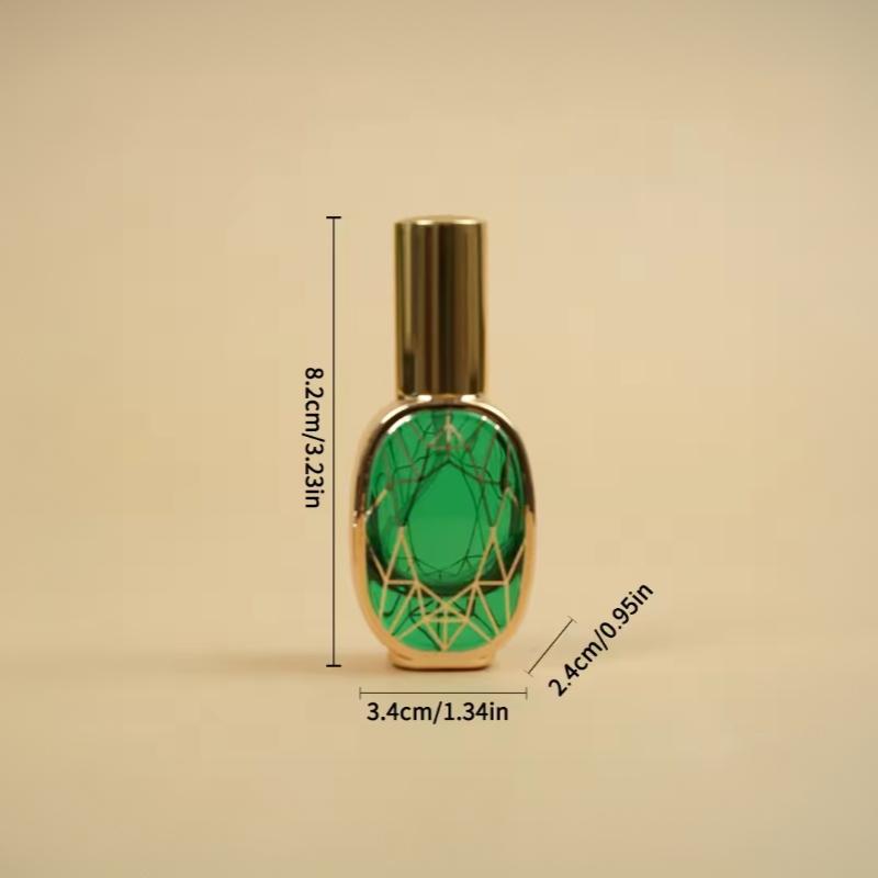 10Ml Perfume Bottles Electroplated Uv Coated Pump Spray Glass Bottles Travel Portable Fillable Perfume Bottle Containers