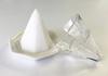 Octagonal Salt Mounding Kit (Mounding Salt Cone and 5 Octagonal Plates) for Creating Sturdy Octagonal Pyramids