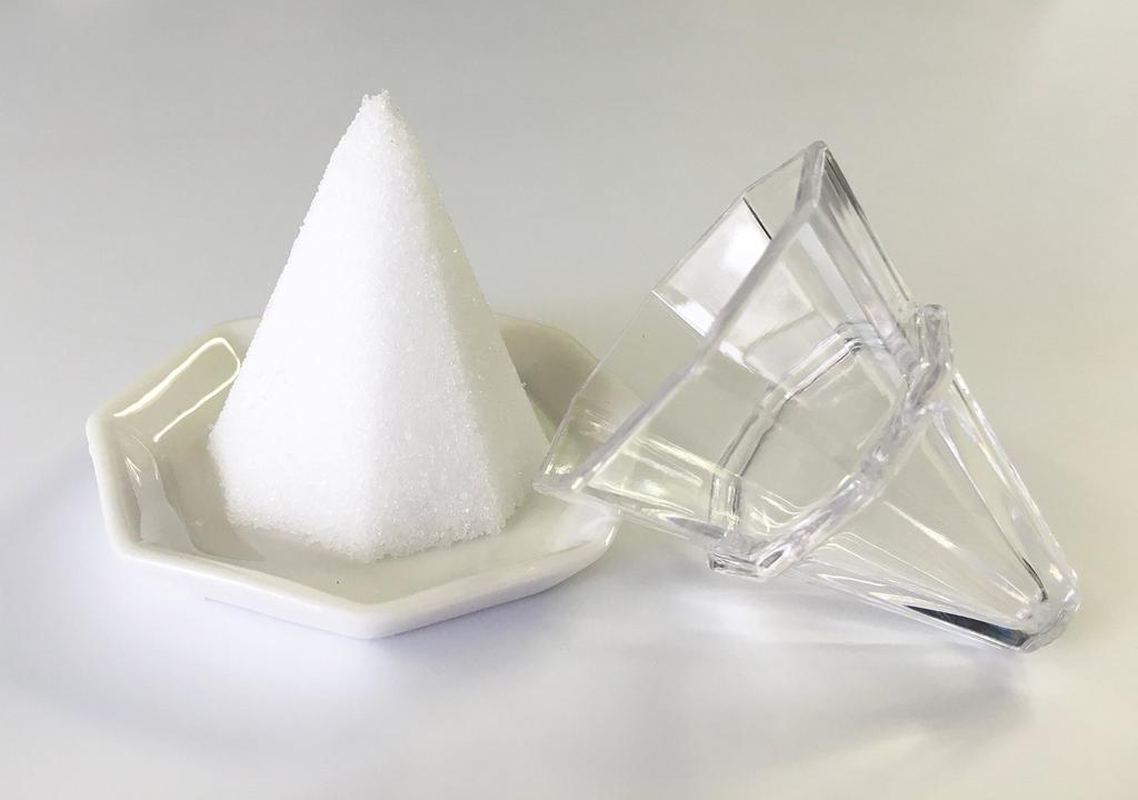 Octagonal Salt Mounding Kit (Mounding Salt Cone and 5 Octagonal Plates) for Creating Sturdy Octagonal Pyramids