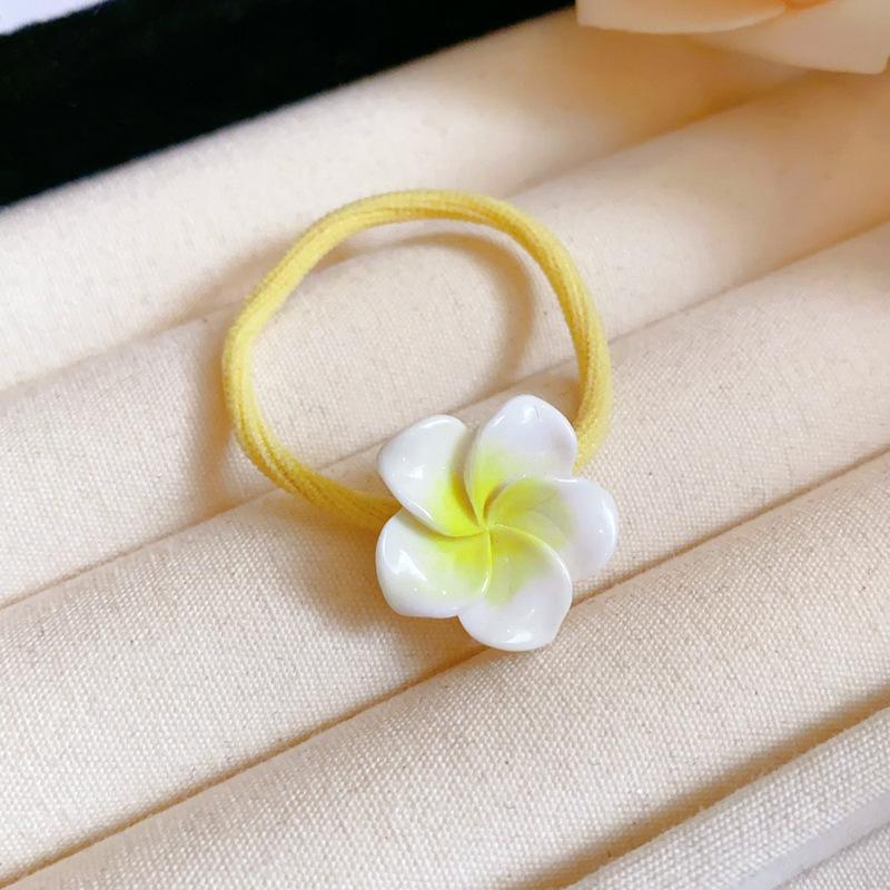 Кружевная маленькая цветочная многослойная плиссированная резинка для волос простая завязка-шарик для волос французский темперамент ретро аксессуары для волос женские