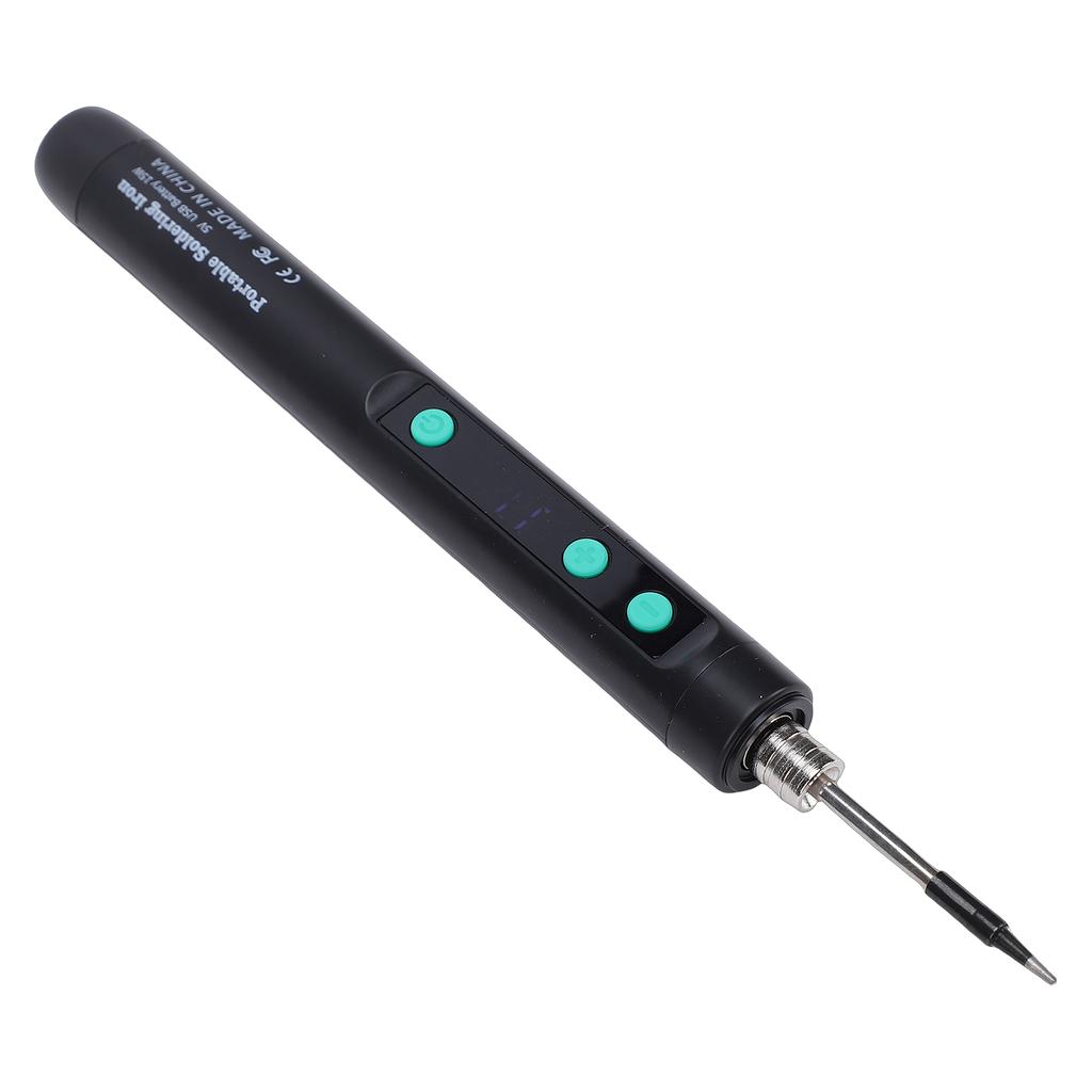 Cordless Soldering Iron Kit Portable Soldering Iron Fast Heats Up USB Rechargeable with Digital Display   Temperature Auto Shut Off for Home