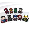 Pixel Avengers Brooch: Creative Spider-Man & Iron Man Superhero Badge