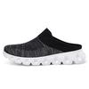 Fashion Men's Mesh Half Slippers 2025 Home Outdoor Unisex Platform Casual Sandals Fashion Couple Walking Slippers Women Shoes Size 35-48