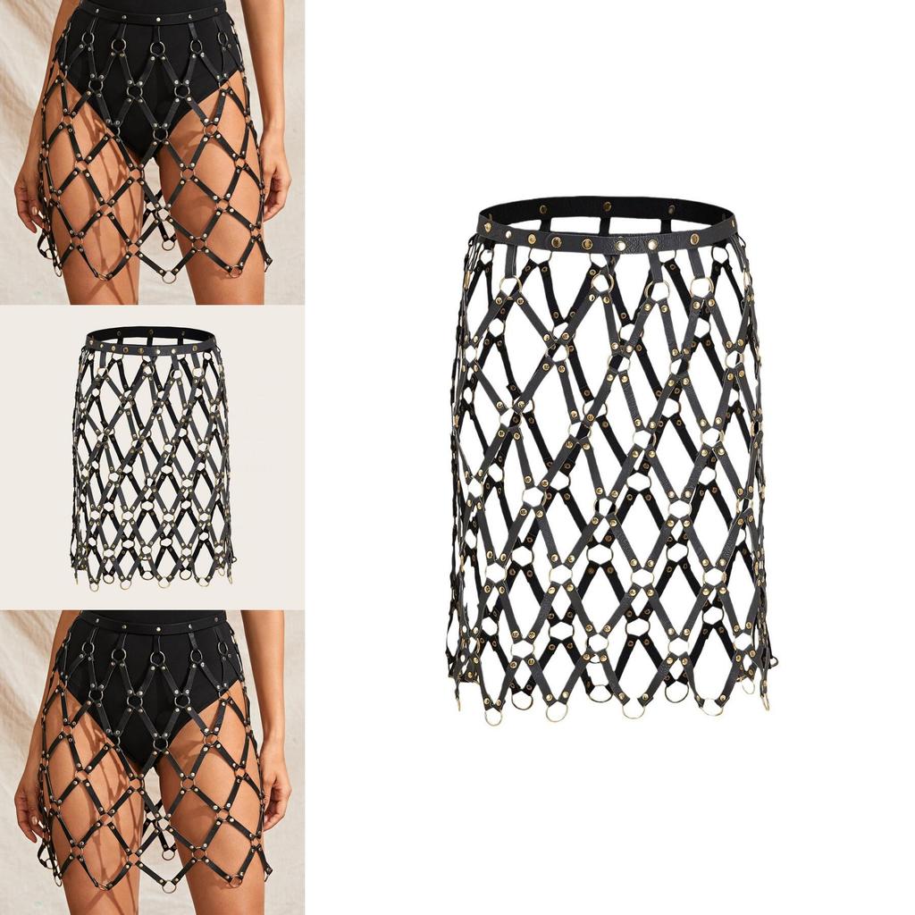 Womens Fashion Faux Leather Waist Belt With Metal Buckle For Casual Wear