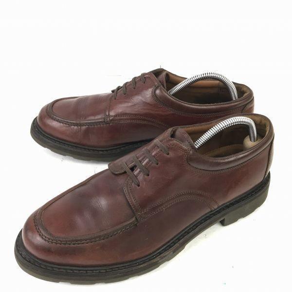 

Netherlands Van Bommel Leather U Tip 9.5 28 Red Brown Dress Shoes Business