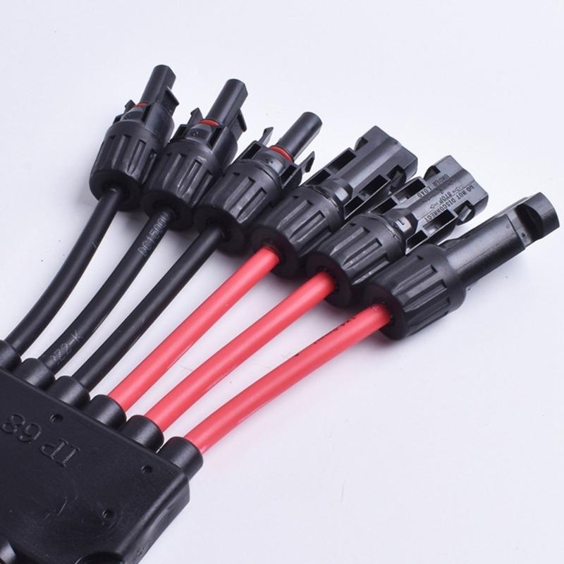 Wytrzymała obudowa PC Złącze Y Solarne Wodoodporne Rozgałęźnik do Łatwego Połączenia Wielu Kabli w Projektach Solarnych