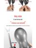 Enhanced Dual-Head Inflatable Anal Plug with Adjustable Expansion Beads