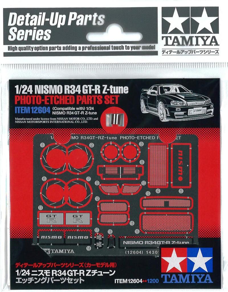 Tamiya 1 24 Detail Up PaRts SeRies No.04 Z Tune Nismo R34 Gt R Etching PaRts Set