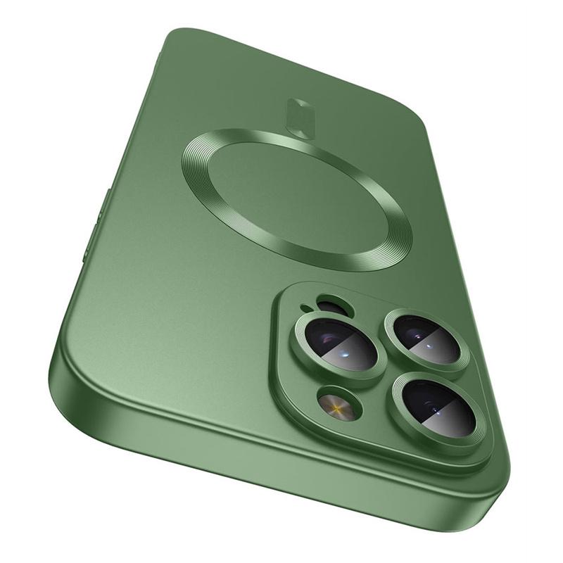 Für Magsafe Linsenschutz Matte Rutschfeste Handyhülle Für IPhone 16 15 14 13 12 11 Pro Max Plus Magnetische Kabellose Ladehülle