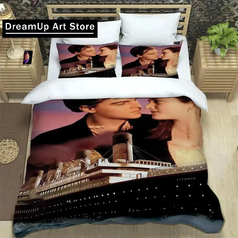 3D Print Titanic Leonardo DiCaprio Bedding Set Boys Girls Twin Queen Full Size Duvet Cover Pillowcase Bed Adult Fashion