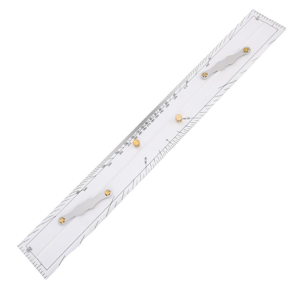 600mm Marine Navigation Parallel Ruler High Hardness Transparent Acrylic Nautical Sea Chart Plotting Tool
