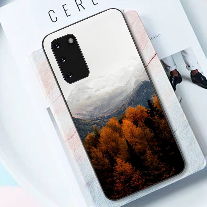 Mountain Forest Phone Case for Samsung S10 21 20 9 8 Plus Lite S20 UlTRA 7edge