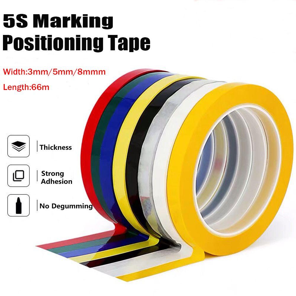 1 Rotolo 3/5/8mm Larghezza Nastro di Posizionamento per Scrivania Multicolore Impermeabile Isolante Nastro Segna-Tracce Senza Residui Griglia Linea Disegno Ufficio