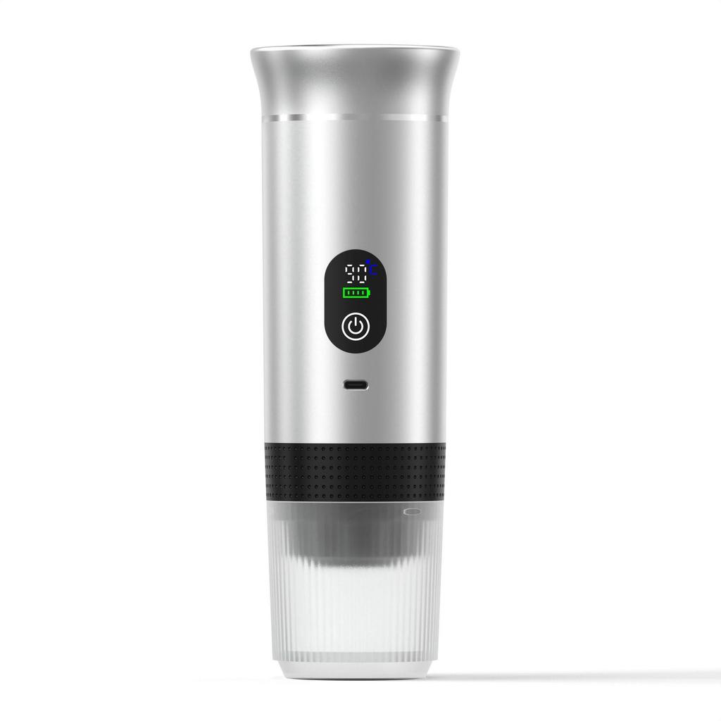 Portable Electric Capsule Coffee Maker - Pump-Action, Multifunctional, 3-in-1 for American & Italian Style