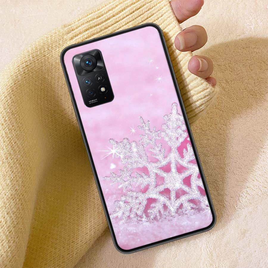 New Landscape Winter Light Snow Luxury Phone Case For Redmi 13C 14C Note 14 13 Pro Plus 5G Clear Capa 12 12C 10A 10C 10 9A 9C 9T