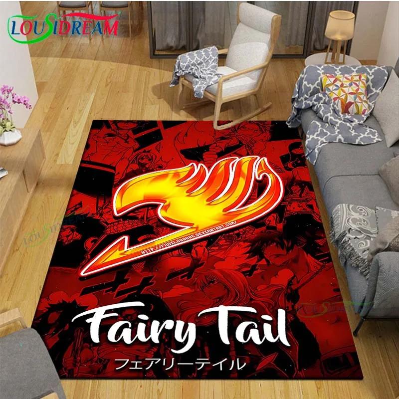Fashion Popular Cartoon A-Fairy Tail Printed  Carpet Living Room Anti-Skid Area Rug Kids Bedroom Mats Yoga Mat Carpet Decor Gift